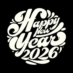 Festive New Year 2026 script happy new year celebration