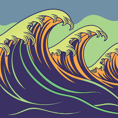 abstract wave background