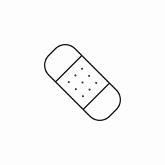 medical bandage dots icon sign vector