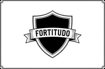 Shield and Ribbon Vector – Classic Emblem and Badge Design