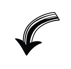 vector check mark arrow