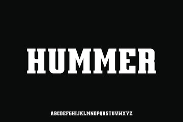 Display alphabet font vector design suitable for headline, poster, logo, magazine and many more