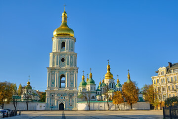Saint Sophia's Cathedral and Bell Tower in Kyiv