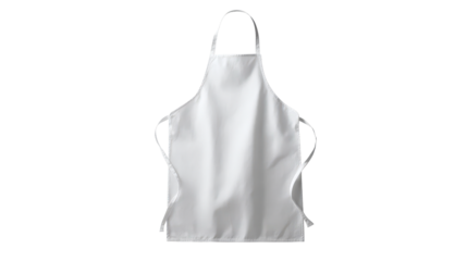Classic cotton apron background isolated on a Transparent background, PNG file.