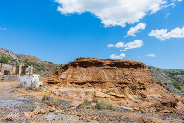 Fototapeta premium Landscape of Portman (Cartagena, Spain)