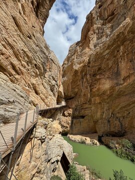 Caminito del Rey in Andalucia Spain