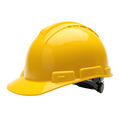 Fototapeta premium Isolated Yellow Safety Helmet for Construction – PNG File.