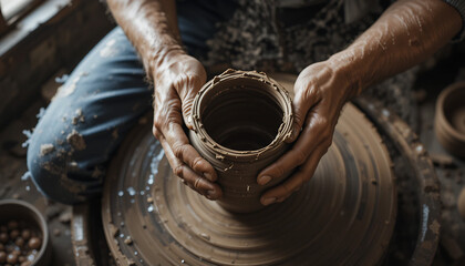 hands of a potter