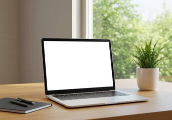 Fototapeta premium Casual men's or women's fashion concept featuring a blank white t-shirt mockup with jeans and sneakers laid on a white wooden surface.