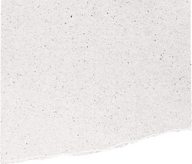 White Textured Ripped Craft Paper Piece