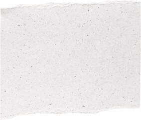 White Textured Ripped Craft Paper Piece