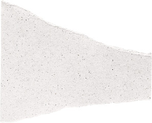 White Textured Ripped Craft Paper Piece