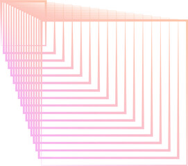 Square color blend line gradient technology concept, logo, template, frame