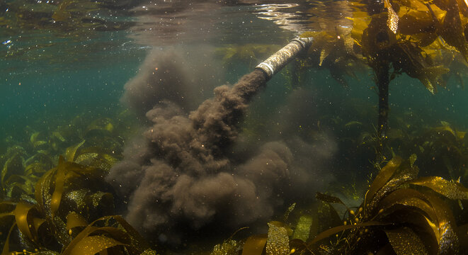 Toxic Outflow Threatens Underwater Plant Life