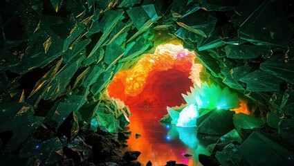  Enchanted Crystal Cave: Glowing Gems and Mystical Underground Wonders