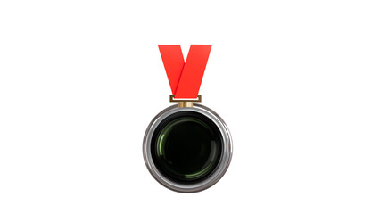 Medal isolated on white