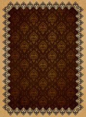 Decorative retro style ornamental background.