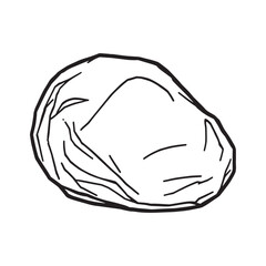 Boulder line art captures strength of rocky landscape