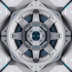 Obraz premium Sci-Fi Floor And Wall Panel Pack (95)