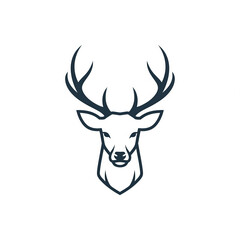 Fototapeta premium deer head vector