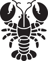 vector illustration of lobster