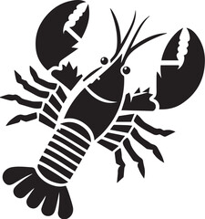 vector illustration of lobster