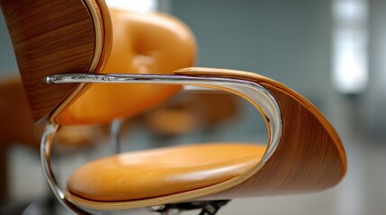 Modern office chair detail