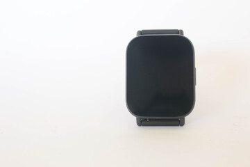 Black SmartWatch on white background