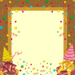  Happy birthday party social media post template design