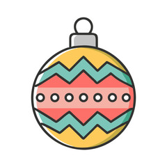 ornament bauble icon vector  .svg