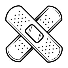 Crossed Bandages medical healthcare