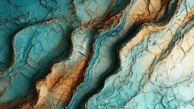 an interesting abstract texture, dominated by a combination of grayish blue and golden brown.