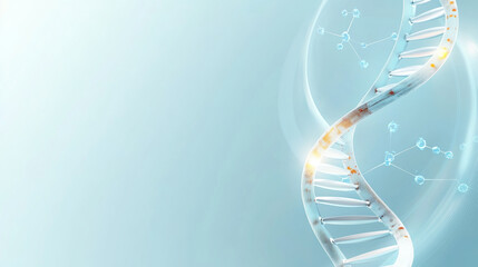 DNA Medical Bioscience Concept Illustration