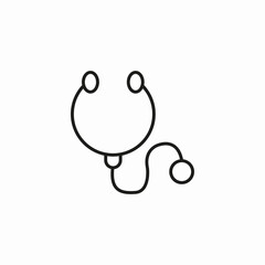 medical doctor stethoscope icon sign vector