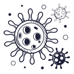 Virus microbe biology pandemic theme disease