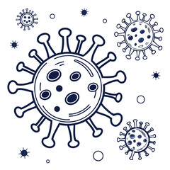 Virus microbe biology pandemic theme health