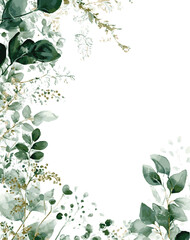 Watercolor wildflower floral illustration vector
