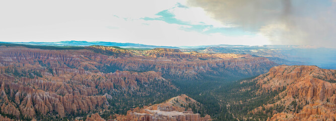 Bryce Canyon National Park, Utah, USA, overlook big panorama