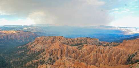 Bryce Canyon National Park, Utah, USA, overlook big panorama