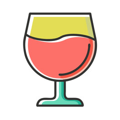 wine glass vector icon  .svg