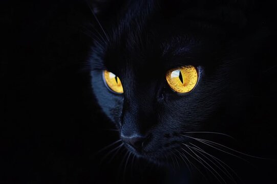 cat eyes, AI generated video