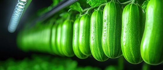 Hydroponic Cucumber Farming: Green Goodness Under Artificial Light