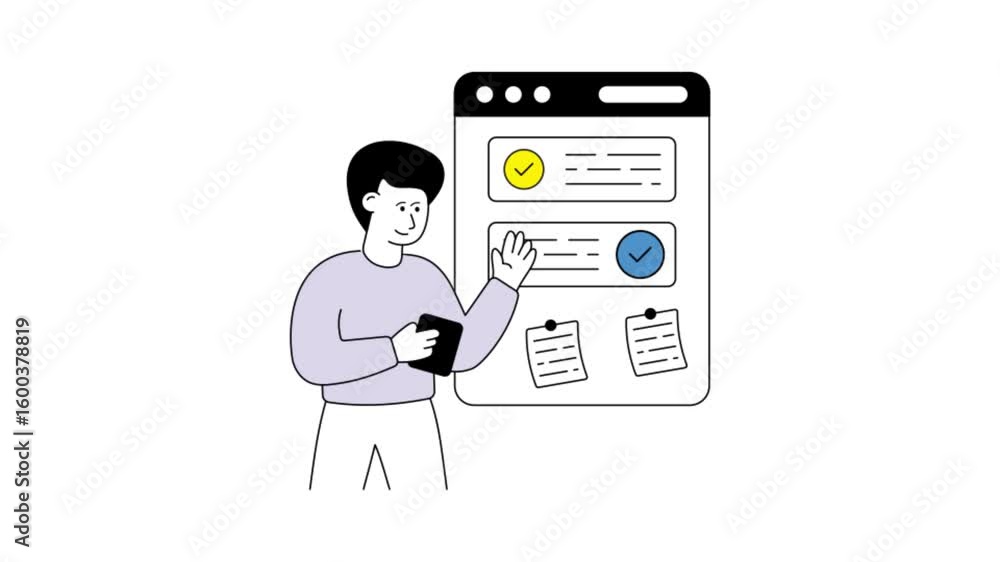 Poster customer rating animation mp4 file