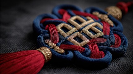 Intricate knotwork ornament