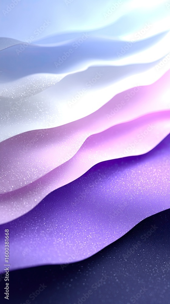 Aufkleber abstract gradient mesh background with soft pastel waves