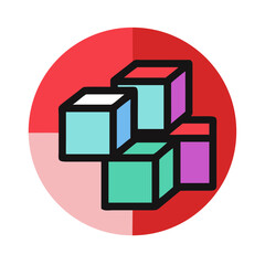 Boxes with goods
