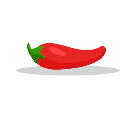PNG realistic red chili pepper fresh organic vegetable hot spicy paprika cayenne isolated hand-drawn digital illustration watercolor artwork product advertisement label logo icon sticker design vector