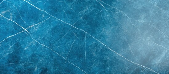 Abstract Blue Ice Texture: A Glacial Panorama