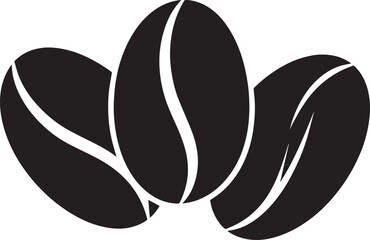 Coffee Bean Silhouette Vector Format – Black Coffee Ingredient Illustration