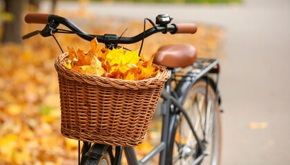 Bicycle with Flowers in a Charming European Town